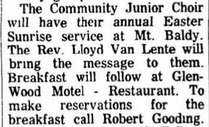 Glen-Wood Motel - Apr 1966 Article